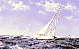 Race Canvas Paintings - The Americas Cup Race